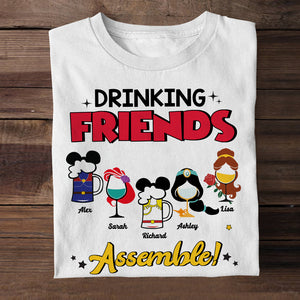 Drinking Friends Assemble 02tohn301023 Personalized Shirt - Shirts - GoDuckee