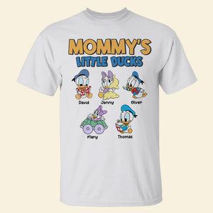 Personalized Gifts For Mom Shirt Mommy's Little Ducks 051katn280324 - 2D Shirts - GoDuckee