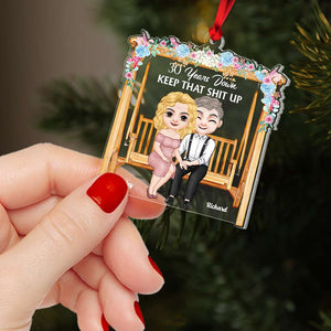 Gift For Couple, Personalized Acrylic Ornament Couple, Christmas Gift 03QHHN221123hh - Ornament - GoDuckee