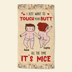 Personalized Gifts For Couple Beach Towel 02OHDT040624 - Beach Towel - GoDuckee