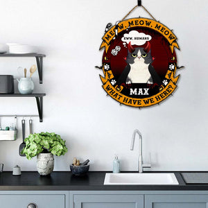 Best Cat Lover, Personalized Wood Sign, Gifts For Cat Lover - Wood Sign - GoDuckee