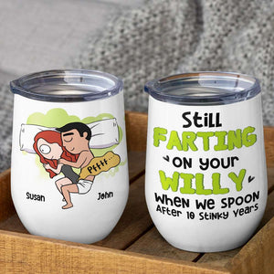 Personalized Coffee Mug Still Farting On Your Willy, Gift For Couple - Coffee Mug - GoDuckee