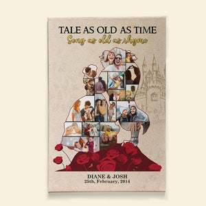 True Love Couple Personalized Couple Canvas Print - Poster & Canvas - GoDuckee