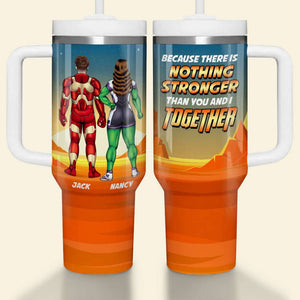 You And I Personalized Couple Tumbler Handle 02NADT130124TM - Tumbler Cups - GoDuckee
