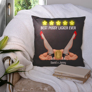Best Couple, Love You Forever And Ever, Personalized Square Pillow, Gifts For Couple - Pillow - GoDuckee