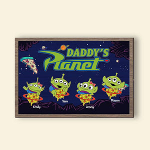 Personalized Gifts For Mom Wood Sign Mommy's Planet 02TOMH270224 - Wood Signs - GoDuckee