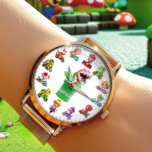 Racing Game Mesh Strap Quartz Watch Personalized Gifts For Fans 04TGPU180725 - Quartz Watch - GoDuckee