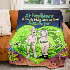 Personalized Gifts For Couple Blanket, Funny Old Couple 03dgdc200724hg - Blanket - GoDuckee