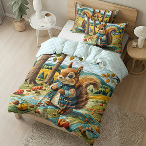 Personalized Gifts For Squirrel Lovers Quilt Bed Set 06kaqn220125 - Blanket - GoDuckee