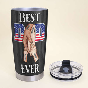 Personalized Gifts For Dad Tumbler Best Dad Ever 05kadt150124tm - Tumbler Cups - GoDuckee