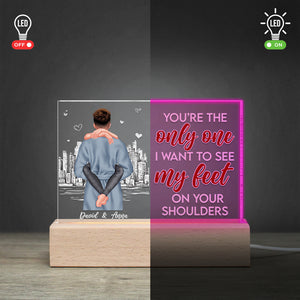 Personalized Gifts For Couple LED Light You're The Only One - Led Night Light - GoDuckee