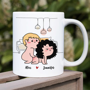 To My Beautiful Wife, Gift For Couple. Personalized Mug, Funny Couple Mug, Couple Gift - Coffee Mug - GoDuckee