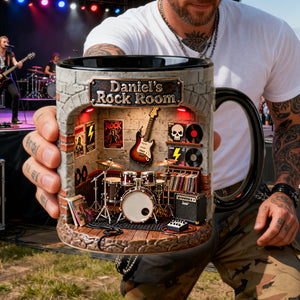 Born To Rock Coffee Mug - Personalized Gifts For Rock Fans 04NALU100226 - Coffee Mug - GoDuckee