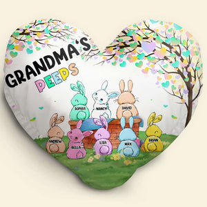 Personalized Gifts For Grandma Custom Shape Pillow Grandma Bunny - Pillow - GoDuckee