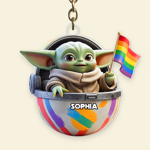 Galaxy Monster LGBT Keychain - Personalized Gifts For LGBT 04hupu280525 - Keychains - GoDuckee
