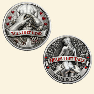 Personalized Funny Gifts For Couple Printed Metal Coin 03hutn120226 - Coin - GoDuckee