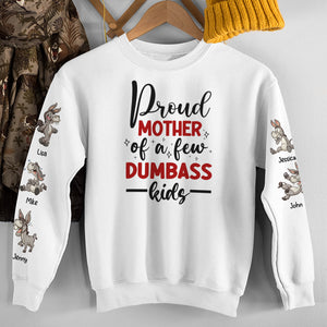Proud Family Of A Few Dumba** Kids, Gift For Family, Personalized 3D Shirt, Donkey Kids Shirt - AOP Products - GoDuckee