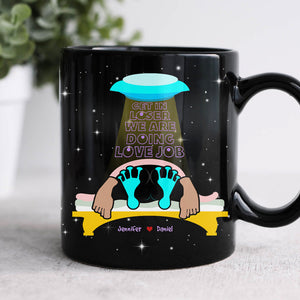Personalized Gift For Couple Mug Get In Loser - Coffee Mug - GoDuckee