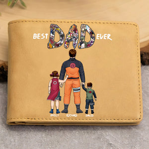 Personalized Gifts For Dad PU Leather Wallet 08QHQN040524PA Father's Day - PU Leather Wallet - GoDuckee