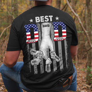Hand in Hand Best Dad Ever, Personalized Shirt, Father's Day Gift, Birthday Gift For Dad - Shirts - GoDuckee