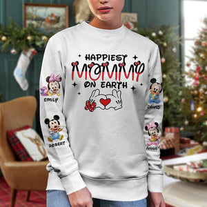 Happiest Family On Earth 06OHQN311023 Personalized Shirt, Gifts For Family - AOP Products - GoDuckee