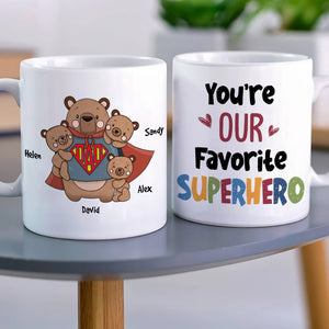 Bear Dad Personalized Coffee Mug 05nahn250423ha - Coffee Mug - GoDuckee