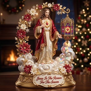 Sacred Heart Of Jesus Acrylic Light Box - Personalized Gift For Christians 05PGTN231026 - Light Box - GoDuckee