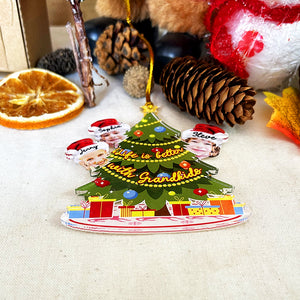 Custom Grandkids Photo, Personalized Ornament, Christmas Tree, Christmas Gifts For Grandparents, 02PGPO070923 - Ornament - GoDuckee