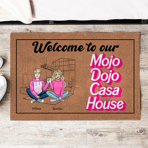 Couple Welcome To Our House 02hthn051223hh Personalized Door Mat - Doormat - GoDuckee
