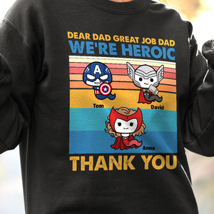 Dear Dad Great Job-Personalized Shirt, Gift For Dad-1OHTN180523 - Shirts - GoDuckee