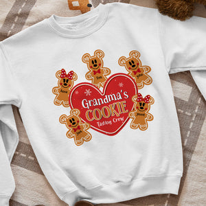 Grandma's Cookie Tasting Crew, Personalized Gingerbread Shirt 01HUTN220723 - Shirts - GoDuckee