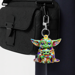 Personalized Gifts For Mom Keychain 01tgpu240325 Galaxy Character - Keychains - GoDuckee