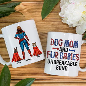 Dog Mom DR-WHM-03NAQN220423TM-02 Personalized Mug - Coffee Mug - GoDuckee