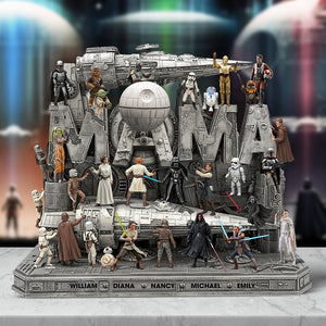 Galaxy Troop Acrylic Plaque - Personalized Gift For Dad 041QHQN190425 - Shaped Plaques - GoDuckee