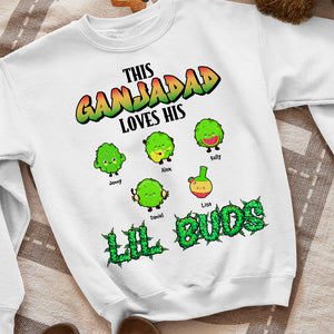 Personalized Gifts For Dad Shirt Dad's Lil Buds - 2D Shirts - GoDuckee