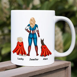 I'm A Dog Mom, Gift For Mom, Personalized Mug, Dog Lover Mug, Mother's Day Gift 07DNHN210423TM - Coffee Mug - GoDuckee