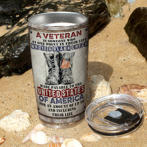 I Do Solemnly Swear Personalized Veteran Definition Tumbler, Custom Military Branch 02qhqn190623 - Tumbler Cup - GoDuckee