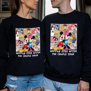 The Couple Tour, Couple Gift, Personalized Shirt, Cartoon Couple Shirt 07ACQN281223 - Shirts - GoDuckee