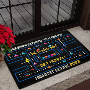 Gift For Teacher, Personalized Doormat, Teacher Custom Name Doormat, Back To School Gift 03HTHN260723 - Doormat - GoDuckee