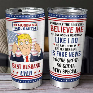 Personalized Gifts For Couple Tumbler, Terrific Husband & Wife 04qhqn210225hg - Tumbler Cup - GoDuckee