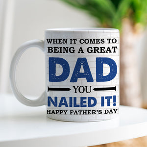 Great Dad Personalized Mug, Gift For Father's Day-5OHPO260423 - Coffee Mug - GoDuckee