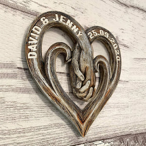 Personalized Gifts For Couple Wood Sign Forever Love 02NADT190224 - Wood Signs - GoDuckee