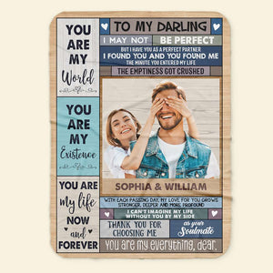 Personalized Gifts For Couple Blanket You Are My Life Now And Forever - Blanket - GoDuckee