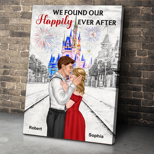 We Found Our Happily Ever After -Personalized Canvas Print-Gift For Him/ Gift For Her- Couple Canvas Print-06naqn110823tm - Poster & Canvas - GoDuckee