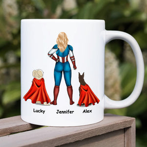 Dog Mom Personalized Coffee Mug 06DNHN240423TM - Coffee Mug - GoDuckee