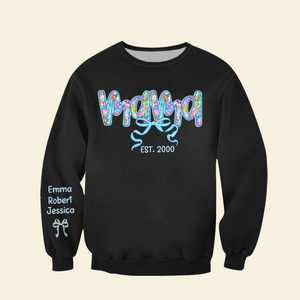 Personalized Gifts For Mom 3D Shirt Mama Flower Bow 03kapu250325 - AOP Products - GoDuckee