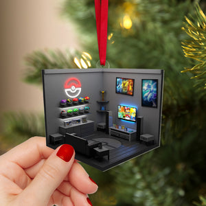 Room Decor, Christmas 05NATN171123 Acrylic Ornament, Gift For Cartoon Fans, Game Lovers - Ornament - GoDuckee
