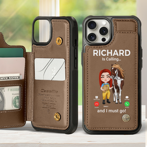 Personalized Gifts For Horse Lovers 04acpu190325 Leather Flip Wallet Phone Case - Phone Case - GoDuckee
