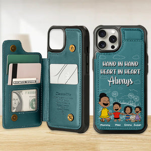 Personalized Gift For Mom Leather Flip Wallet Phone Case 01XQMH200225HH - Phone Case - GoDuckee