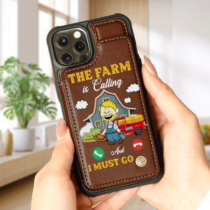 Personalized Gifts For Farmers Leather Flip Wallet Phone Case 04ohtn210225hg - Phone Case - GoDuckee